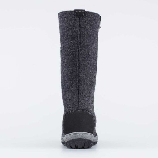 867094-02 Валенки на молнии Снегирь серый для девочки черный фото №5