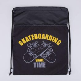 02708226-40 Мешок для обуви Скейт черный для мальчики черный