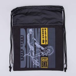 02708227-40 Мешок для обуви BMX черный для мальчики черный