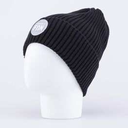 07711920-40 Шапка с отворотом детская FUN черный для мальчики черный