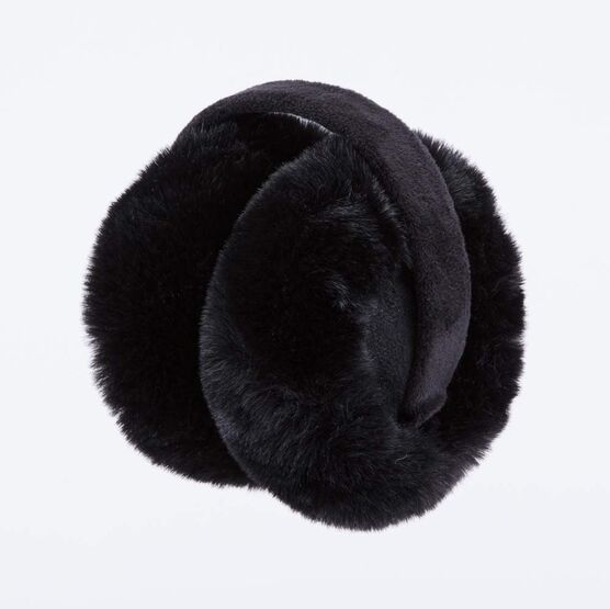 07811957-40 Меховые наушники для девочки Черный для девочки черный фото №3