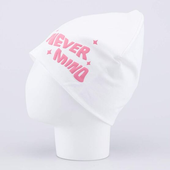 07811974-42 Шапка для девочки белый для девочки белый фото №2