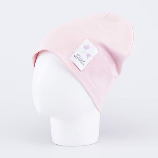07811975-40 Шапка для девочки Ягодки-цветочки для девочки розовый