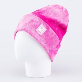 07811980-40 Шапка с отворотом для девочки розовый для девочки розовый
