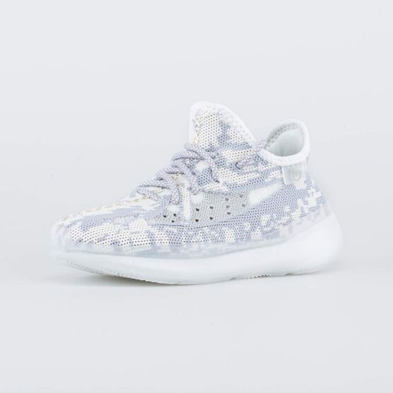 741081-11 Текстильные кроссовки подростковые для девочки белый, серый