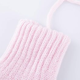 07822225-41 Перчатки детские однослойные Снежинка розовый для девочки розовый фото №3