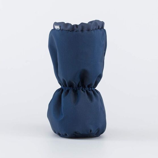 001106-43 Теплые меховые пинетки для мальчики синий фото №5