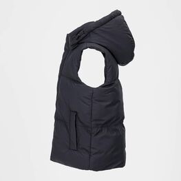 07785004-40 Жилет с капюшоном для мальчика черный для мальчики черный фото №2