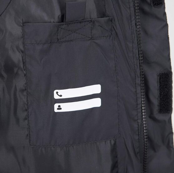 07785004-40 Жилет с капюшоном для мальчика черный для мальчики черный фото №4