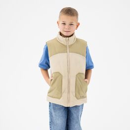 07785005-40 Жилет для мальчика бежевый для мальчики бежевый