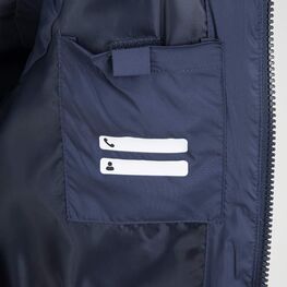 07785006-40 Жилет стеганый для мальчика синий для мальчики синий фото №4