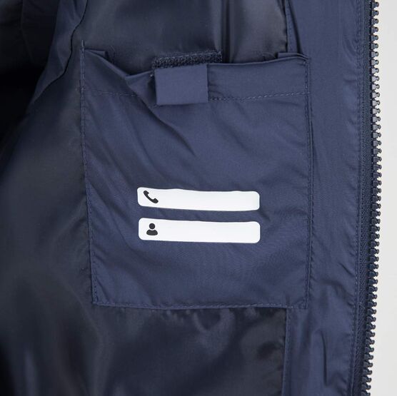 07785006-40 Жилет стеганый для мальчика синий для мальчики синий фото №4