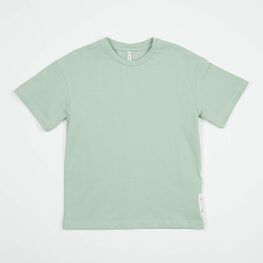 07802050-30 Хлопковые футболки для девочки 2шт. для девочки бежевый + зеленый фото №2