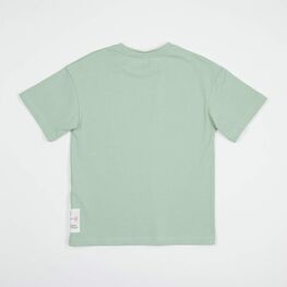 07802050-30 Хлопковые футболки для девочки 2шт. для девочки бежевый + зеленый фото №3