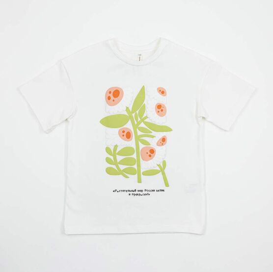 07802050-30 Хлопковые футболки для девочки 2шт. для девочки бежевый + зеленый фото №5