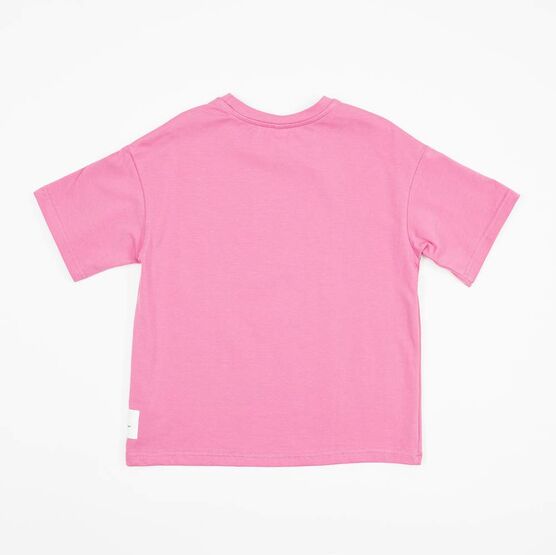 07802052-50 Футболка удлиненная розовый для девочки розовый фото №2