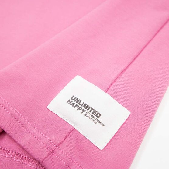 07802052-50 Футболка удлиненная розовый для девочки розовый фото №3