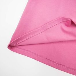 07802052-50 Футболка удлиненная розовый для девочки розовый фото №4