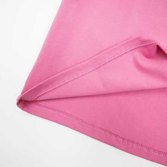 07802052-50 Футболка удлиненная розовый для девочки розовый фото №4