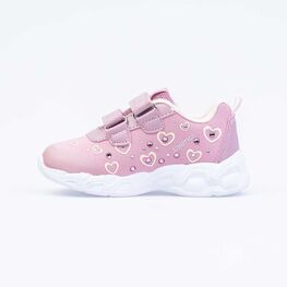 144135-72 Кроссовки из Softshell с LED-подсветкой для девочки розовый фото №2