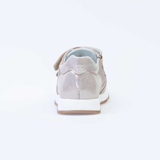 532226-22 Полуботинки для девочки беж-зол фото №5