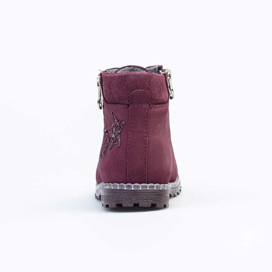 352288-32 Ботинки для девочки бордовый фото №5
