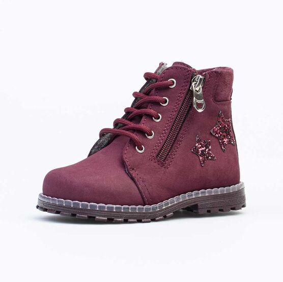 352288-32 Ботинки для девочки бордовый