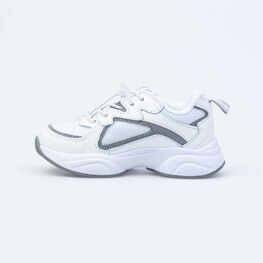 344319-71 Легкие кроссовки для девочки для девочки белый фото №2