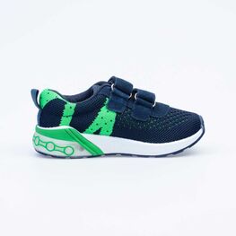 144156-14 Кроссовки для мальчики син-зел фото №2