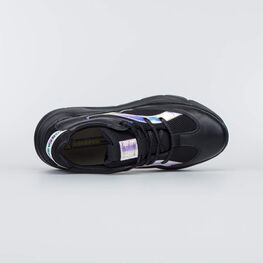 644368-11 Кроссовки для девочки чер-цве фото №4