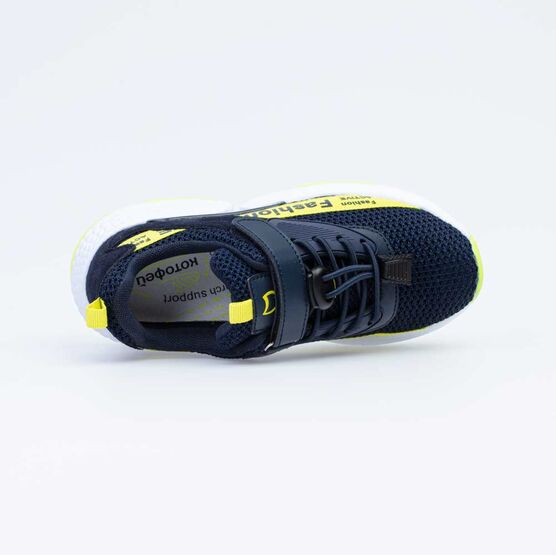 644273-71 Кроссовки для мальчики син-жел фото №4