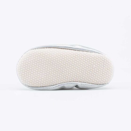 212005-01 Чешки для девочки серебристый фото №3