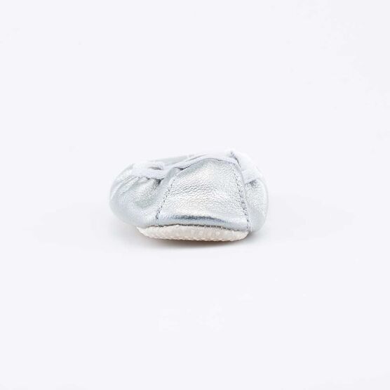 212005-01 Чешки для девочки серебристый фото №5