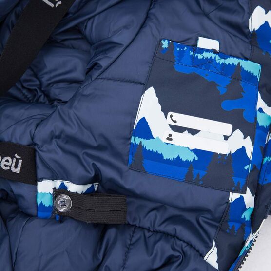 07769042-47 Зимний комбинезон Камчатка синий для мальчики синий фото №5