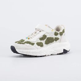 444044-12 Плюшевые кроссовки для девочки для девочки бежевый