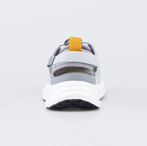 644543-12 Открытые кроссовки для мальчика для мальчики серый,салатовый фото №5