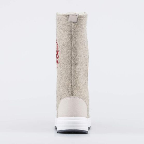 867139-41 Валенки женские с вышивкой Матрёшка XXI для девочки бежевый фото №5