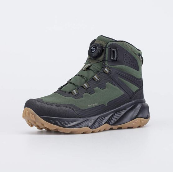 954801-84 Мужские мембранные ботинки с Softshell и Thinsulate для мальчики оливковый + черный