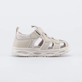 324080-72 Детские открытые кроссовки с LED для мальчики бежевый фото №2