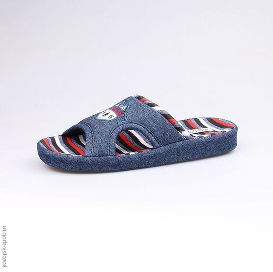 531023-11 Тапочки сине-красные для мальчики син-кра
