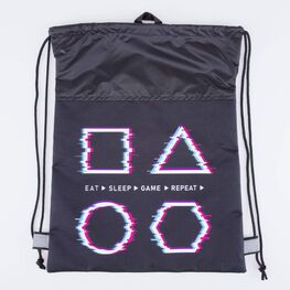 02708195-20 Мешок для сменной обуви черный для мальчики черный