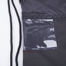 02708195-20 Мешок для сменной обуви черный для мальчики черный фото №3