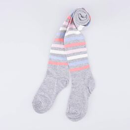 07032812-41 Колготки хлопковые серый для девочки серый