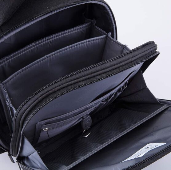 02704336-40 Рюкзак школьный черный КК для мальчики черный фото №4