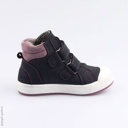 352186-31 Ботинки для девочки син-роз фото №2