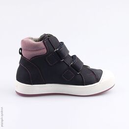 552112-31 Ботинки для девочки син-роз фото №2