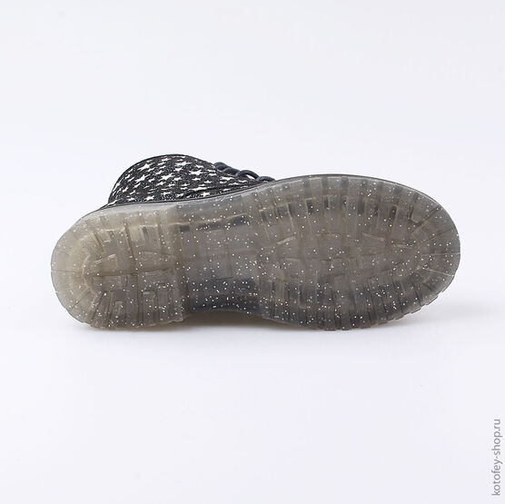 552115-32 Ботинки для девочки светло-синий фото №3