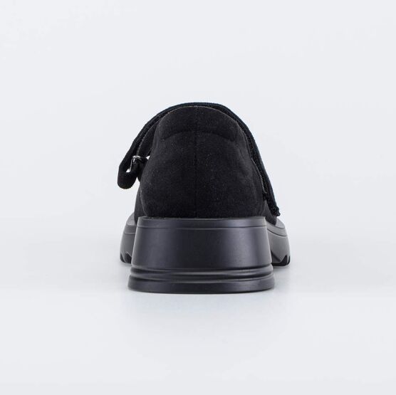 633057-22 Школьные туфли для девочки Бантик черный для девочки черный фото №5