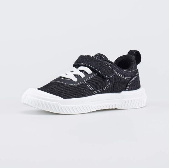 634174-11 Текстильные кеды FIT на липучке черный для мальчики черный