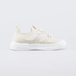 634175-11 Вязаные кеды на подошве FIT бежевый для девочки бежевый фото №2